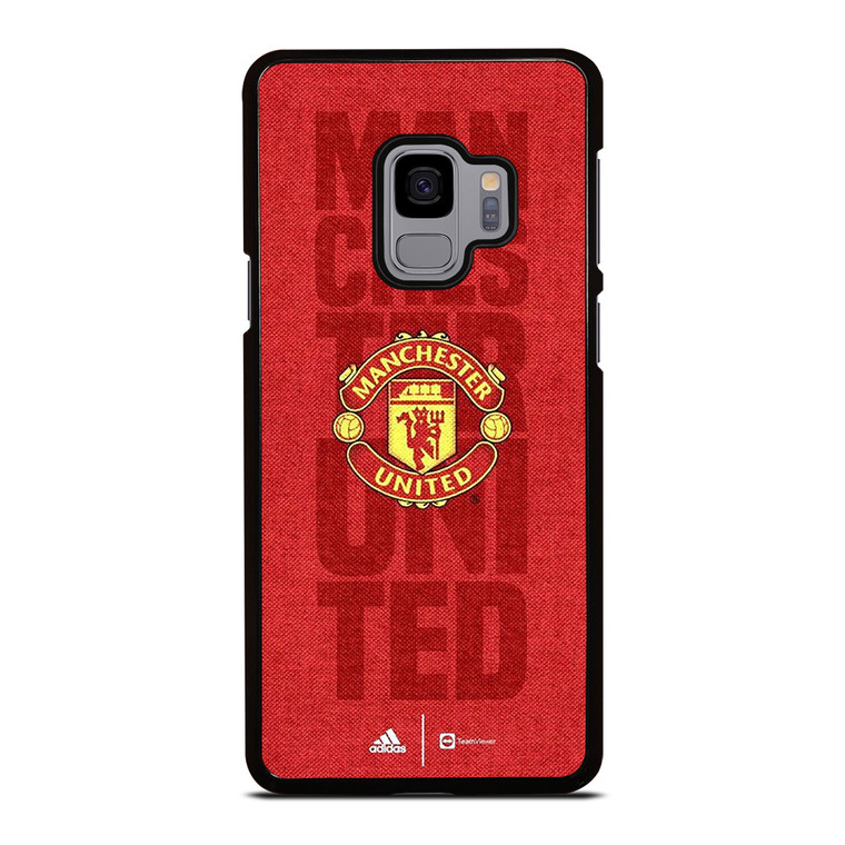 MANCHESTER UNITED FC FOOTBALL LOGO RED DEVILS ICON Samsung Galaxy S9 Case Cover