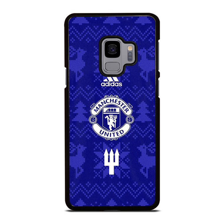 MANCHESTER UNITED FC LOGO FOOTBALL BLUE ICON Samsung Galaxy S9 Case Cover