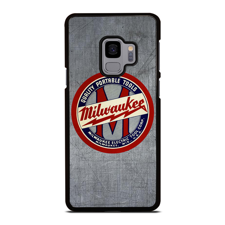 MILWAUKEE PORTABLE TOOL LOGO METAL ICON Samsung Galaxy S9 Case Cover