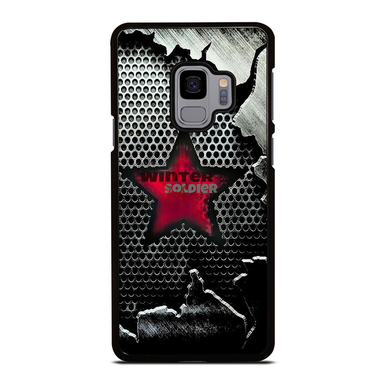 WINTER SOLDIER METAL LOGO AVENGERS Samsung Galaxy S9 Case Cover