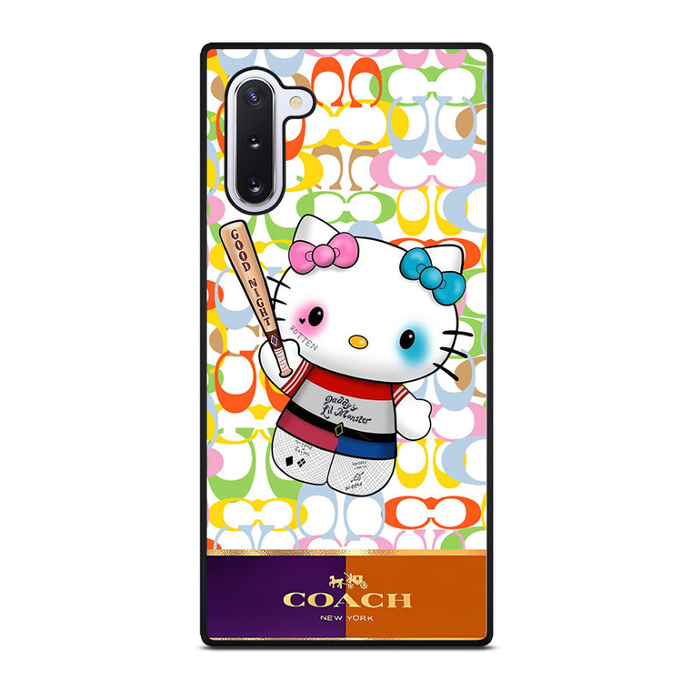 COACH NEW YORK LOGO HELLO KITTY HARLEY QUINN Samsung Galaxy Note 10 Case Cover