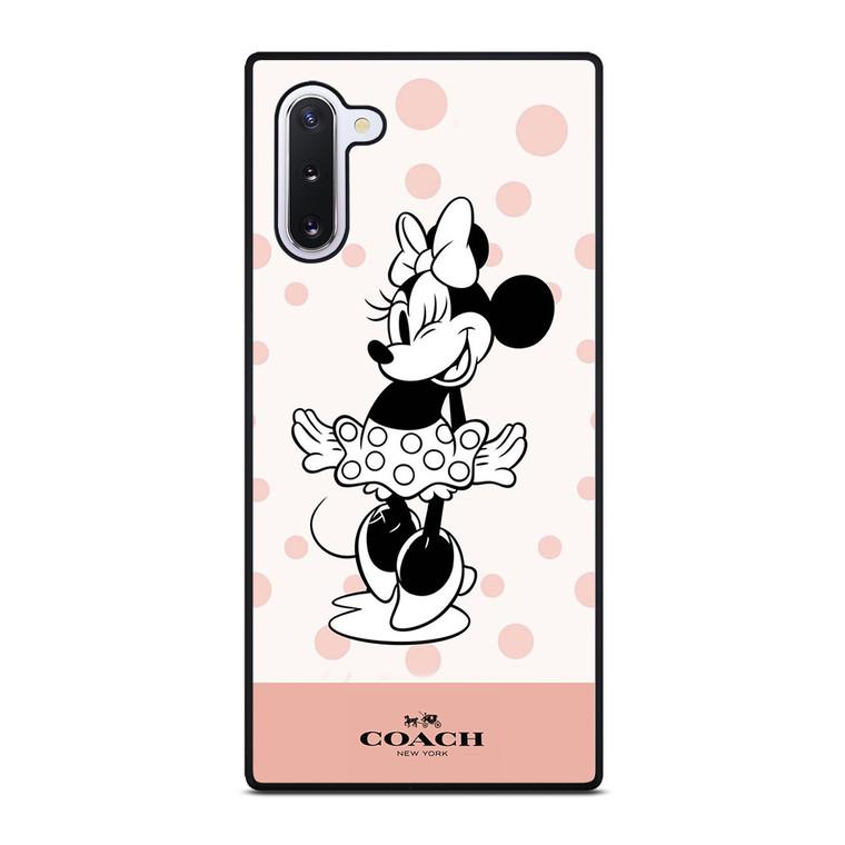 COACH NEW YORK PINK X MINNIE MOUSE DISNEY Samsung Galaxy Note 10 Case Cover