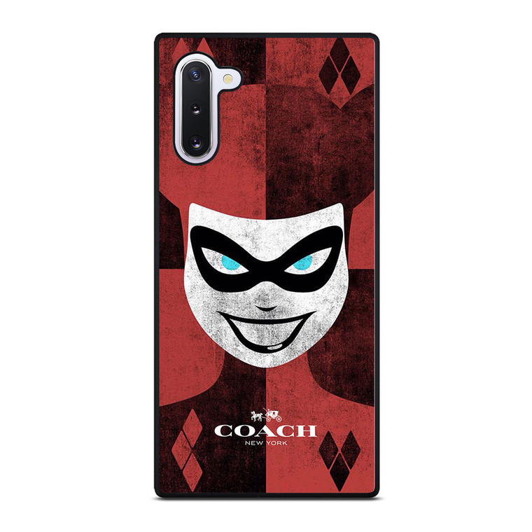 HARLEY QUINN COACH NEW YORK LOGO Samsung Galaxy Note 10 Case Cover