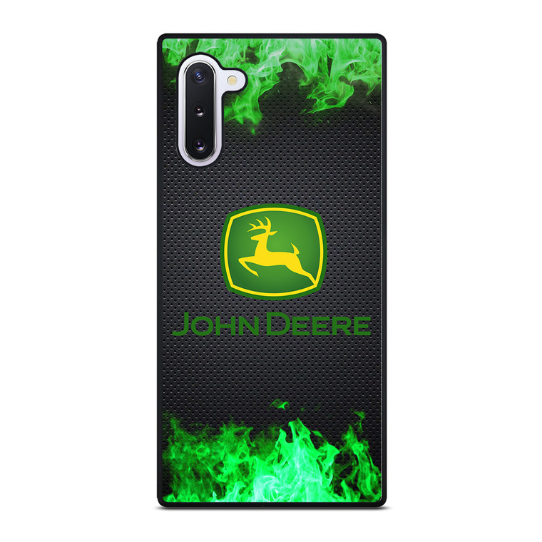 JOHN DEERE TRACTOR LOGO GREEN FIRE Samsung Galaxy Note 10 Case Cover