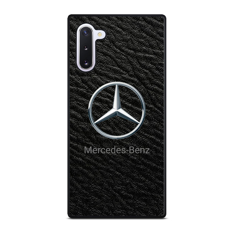 MERCEDES BENZ LOGO ON LEATHER Samsung Galaxy Note 10 Case Cover