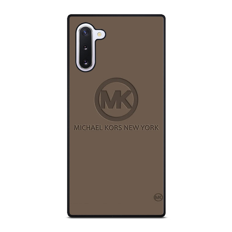 MICHAEL KORS NEW YORK LOGO BROWN Samsung Galaxy Note 10 Case Cover