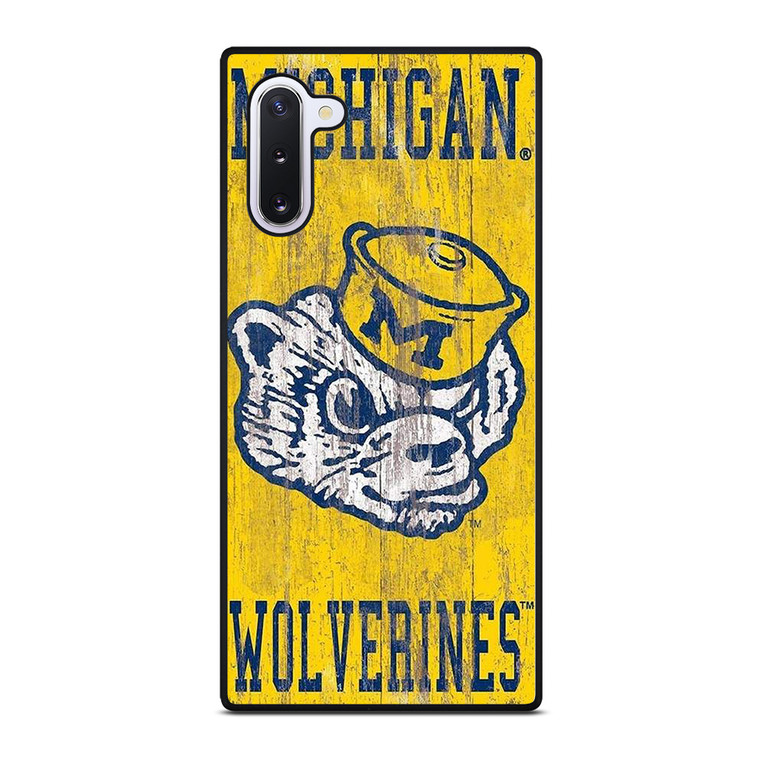 MICHIGAN WOLVERINES FOOTBALL UNIVERSITY ICON Samsung Galaxy Note 10 Case Cover