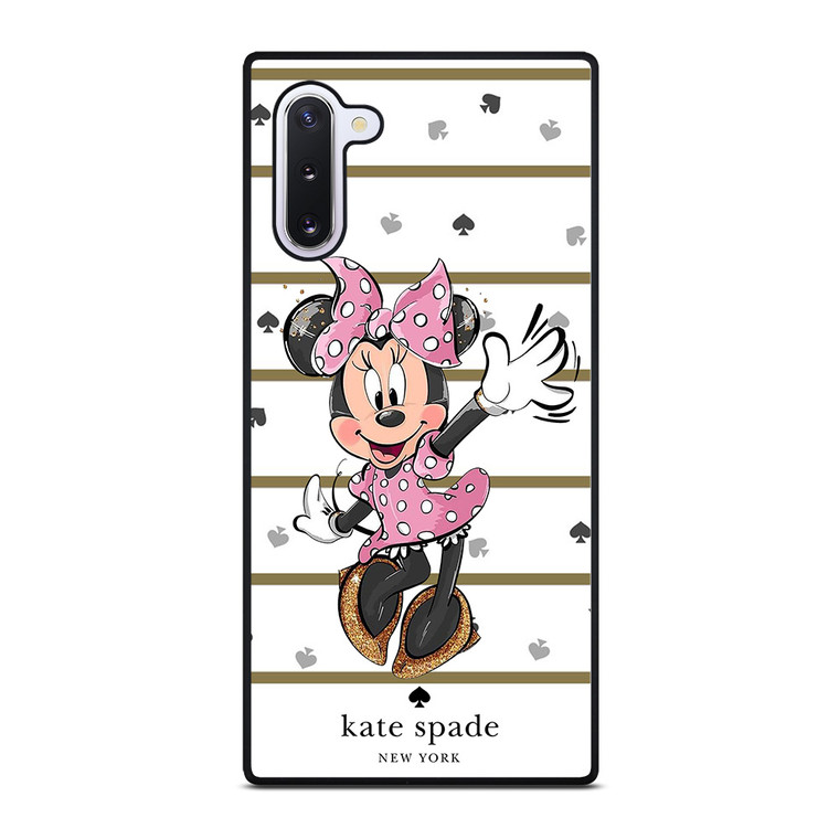 MINNIE MOUSE DISNEY KATE SPADE NEW YORK LOGO Samsung Galaxy Note 10 Case Cover