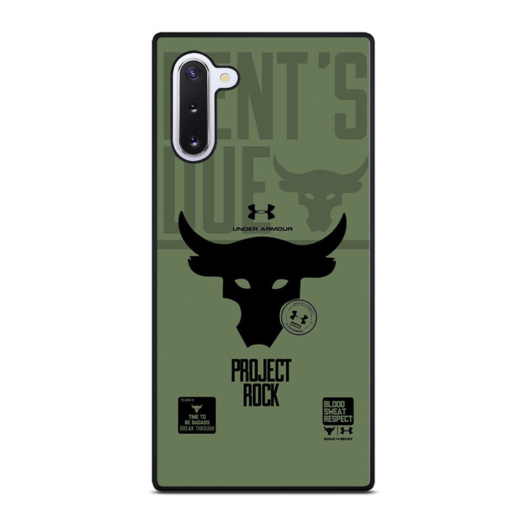 UNDER ARMOUR LOGO PROJECT ROCK Samsung Galaxy Note 10 Case Cover