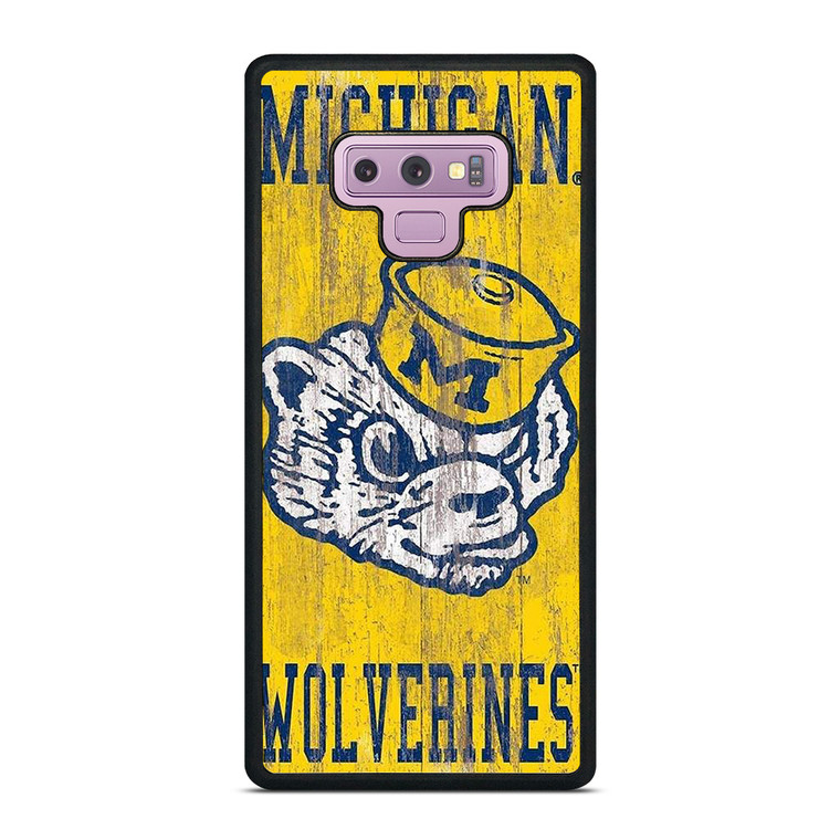 MICHIGAN WOLVERINES FOOTBALL UNIVERSITY ICON Samsung Galaxy Note 9 Case Cover