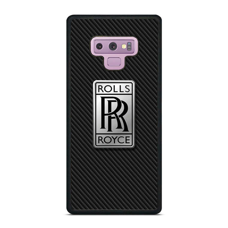 ROLLS ROYCE CAR LOGO CARBON Samsung Galaxy Note 9 Case Cover