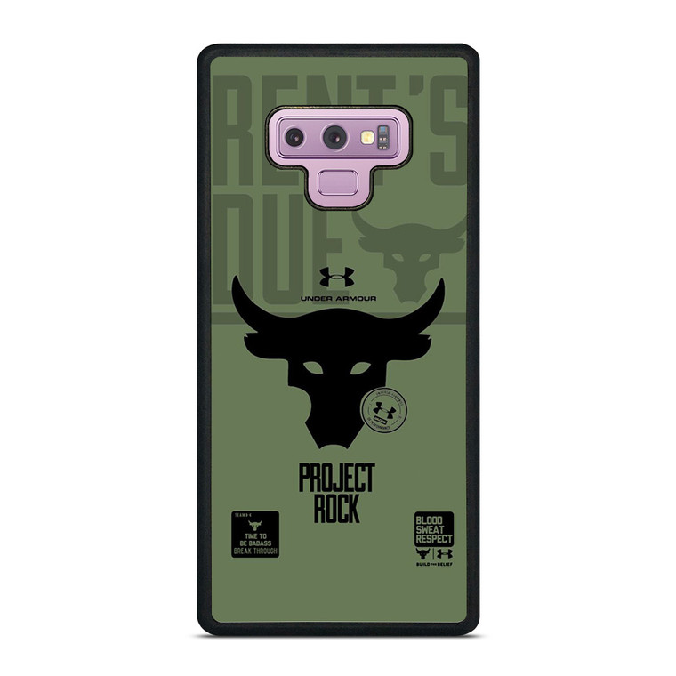 UNDER ARMOUR LOGO PROJECT ROCK Samsung Galaxy Note 9 Case Cover