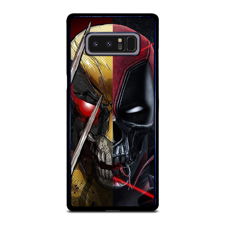 DEADPOOL X WOLVERINE SKULL ICON Samsung Galaxy Note 8 Case Cover