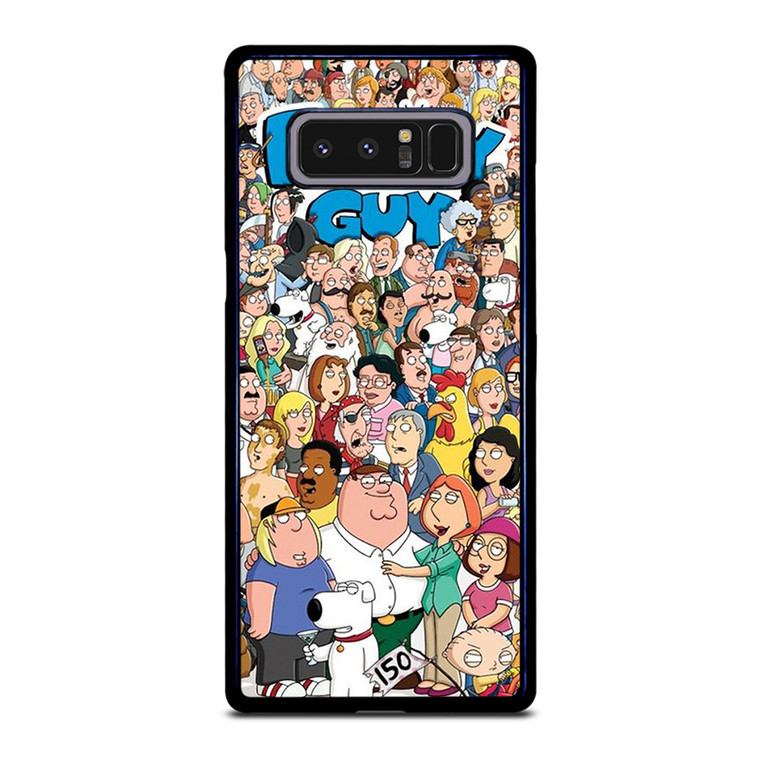 FAMILY GUY CARTOON ALL CHARACTERS Samsung Galaxy Note 8 Case Cover