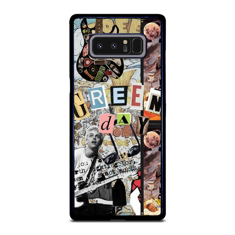 GREEN DAY BAND ART COLLAGE Samsung Galaxy Note 8 Case Cover