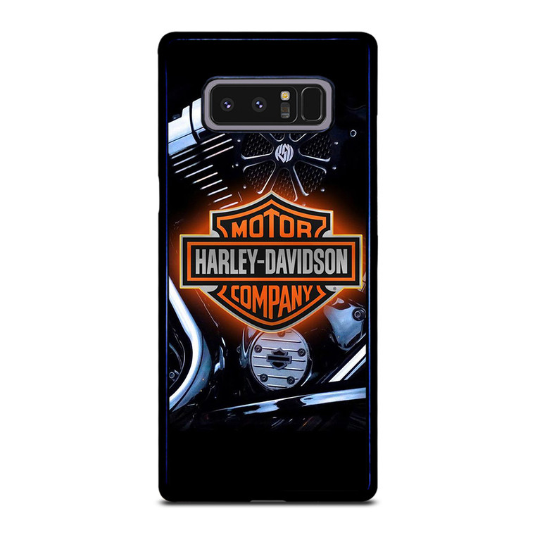 HARLEY DAVIDSON ENGINE MOTORCYCLES COMPANY LOGO Samsung Galaxy Note 8 Case Cover