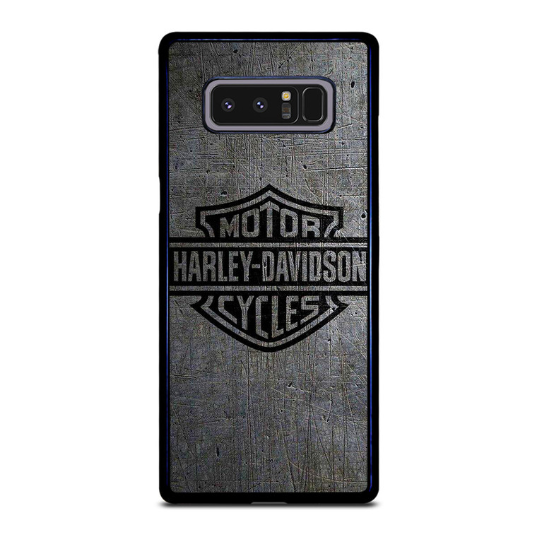 HARLEY DAVIDSON MOTORCYCLES COMPANY LOGO METAL Samsung Galaxy Note 8 Case Cover