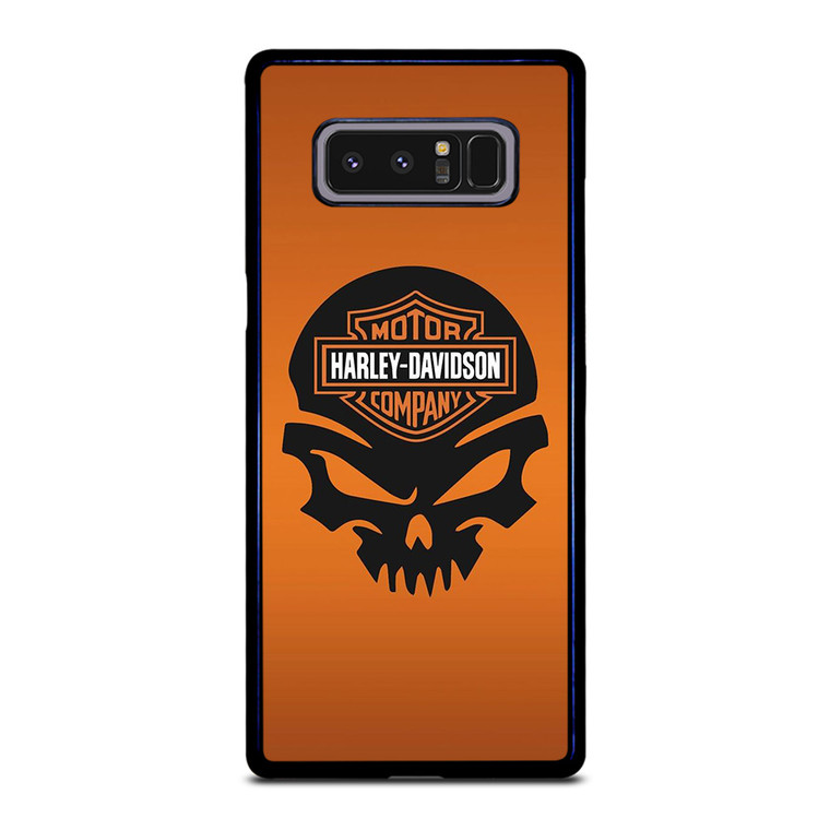 HARLEY DAVIDSON MOTORCYCLES COMPANY LOGO SKULL Samsung Galaxy Note 8 Case Cover