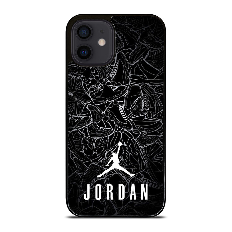 AIR JORDAN SHOES COLLAGE LOGO iPhone 12 Mini Case Cover