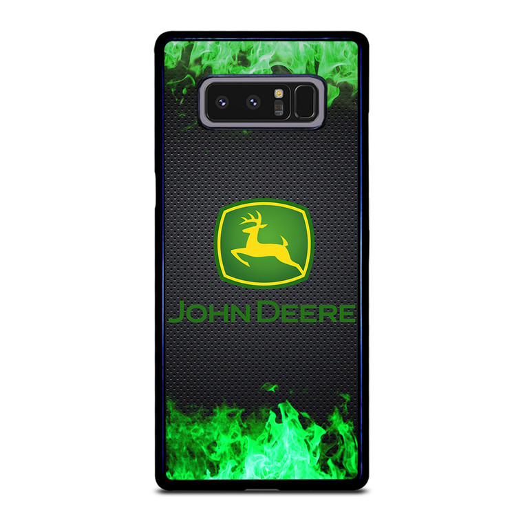JOHN DEERE TRACTOR LOGO GREEN FIRE Samsung Galaxy Note 8 Case Cover