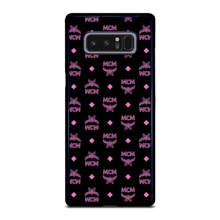 MCM WORLD LOGO BLACK PINK ICON Samsung Galaxy Note 8 Case Cover
