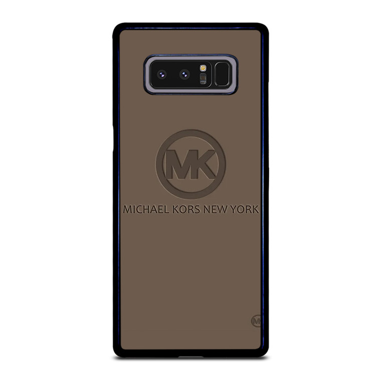 MICHAEL KORS NEW YORK LOGO BROWN Samsung Galaxy Note 8 Case Cover