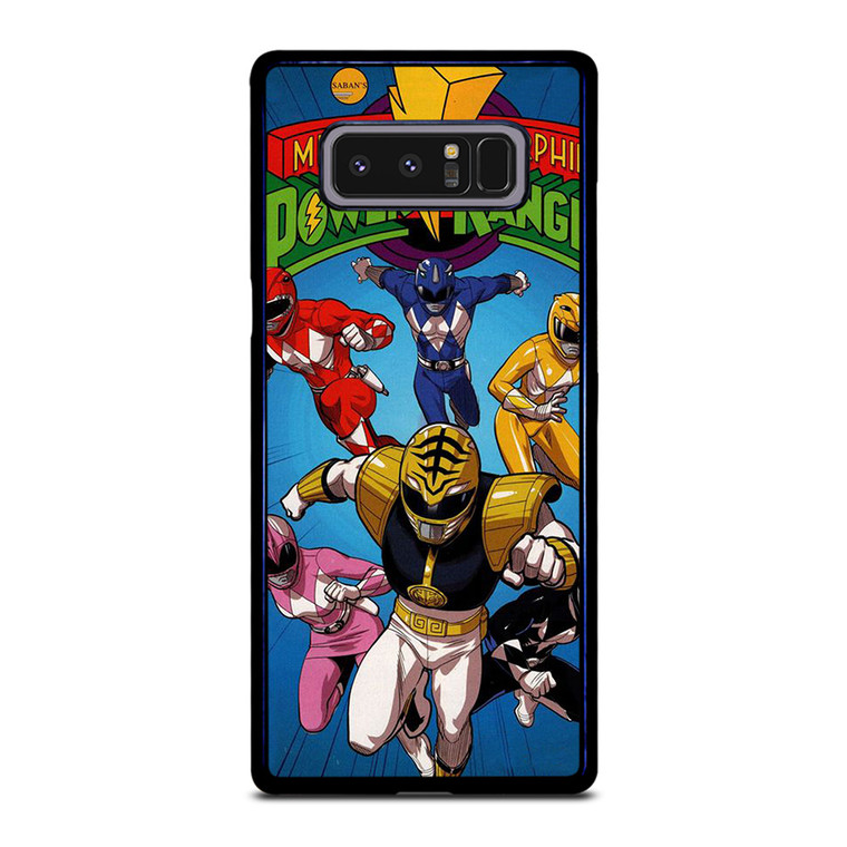 MIGHTY MORPHIN POWER RANGERS CARTOON Samsung Galaxy Note 8 Case Cover