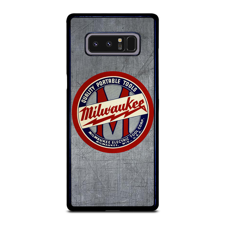 MILWAUKEE PORTABLE TOOL LOGO METAL ICON Samsung Galaxy Note 8 Case Cover