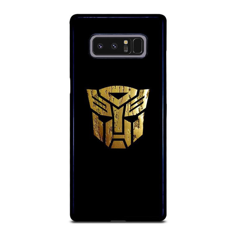 TRANSFORMERS AUTOBOT LOGO GOLD Samsung Galaxy Note 8 Case Cover