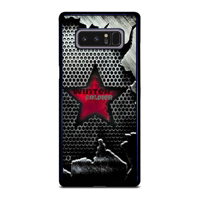 WINTER SOLDIER METAL LOGO AVENGERS Samsung Galaxy Note 8 Case Cover