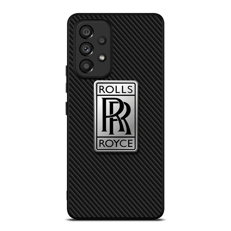 ROLLS ROYCE CAR LOGO CARBON Samsung Galaxy A53 Case Cover