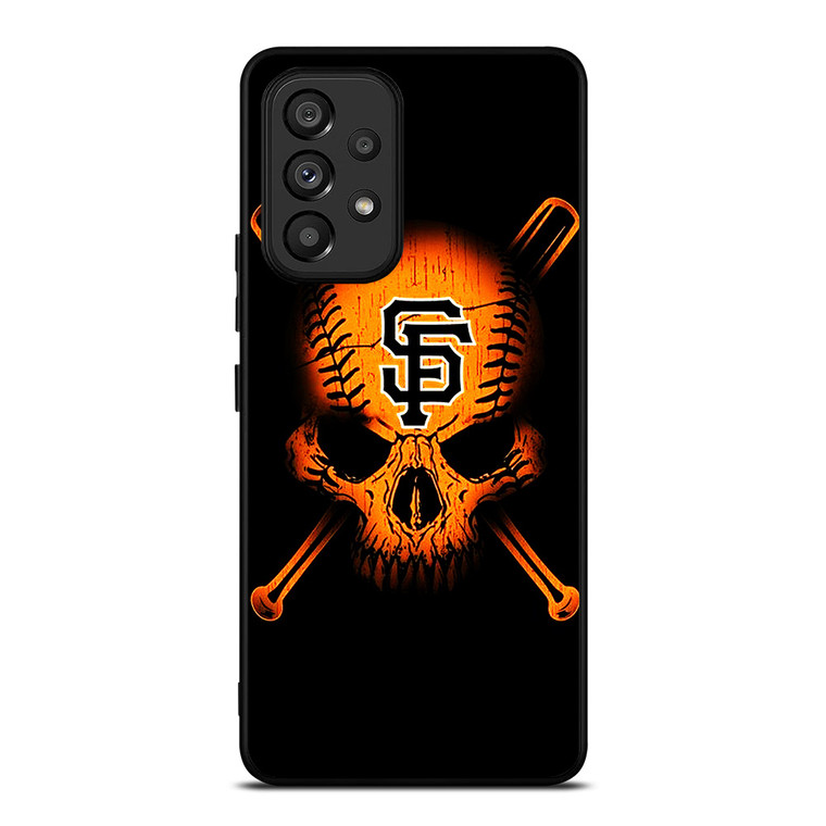 SAN FRANCISCO GIANTS LOGO BASEBALL SKULL Samsung Galaxy A53 Case Cover