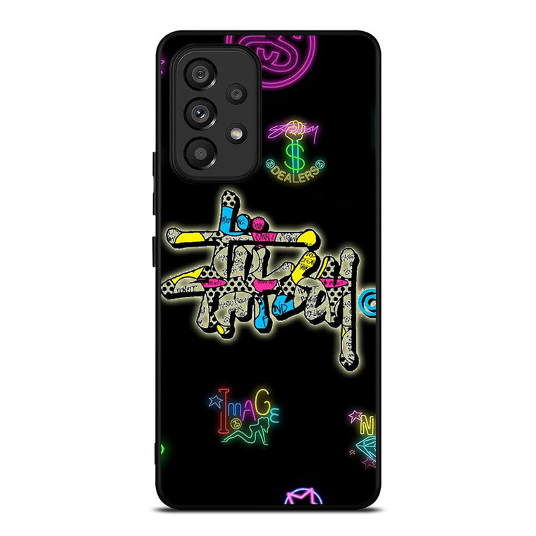 STUSSY LOGO THE DEALERS COLORFUL ICON Samsung Galaxy A53 Case Cover