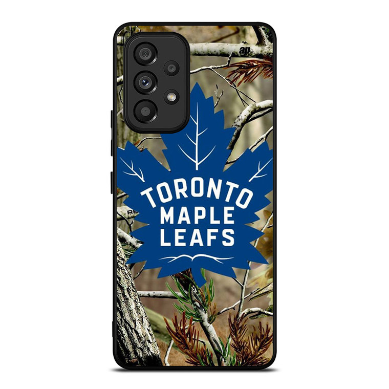 TORONTO MAPLE LEAFS LOGO REAL TREE CAMO Samsung Galaxy A53 Case Cover