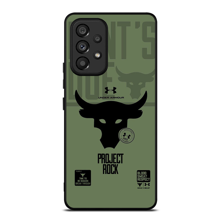 UNDER ARMOUR LOGO PROJECT ROCK Samsung Galaxy A53 Case Cover