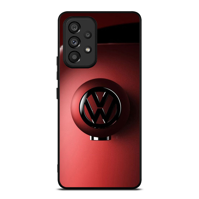 VW VOLKSWAGEN CAR LOGO RED Samsung Galaxy A53 Case Cover