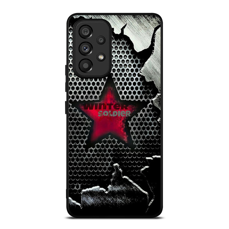 WINTER SOLDIER METAL LOGO AVENGERS Samsung Galaxy A53 Case Cover