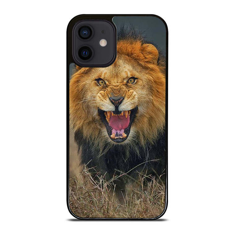 ANGRY MAD LION FACE iPhone 12 Mini Case Cover