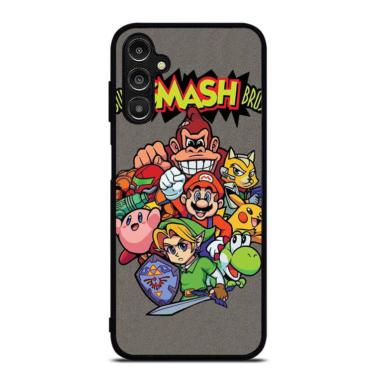 NINTENDO GAME CHARACTER SUPER SMASH BROSS AND FRIENDS Samsung Galaxy A14 Case Cover