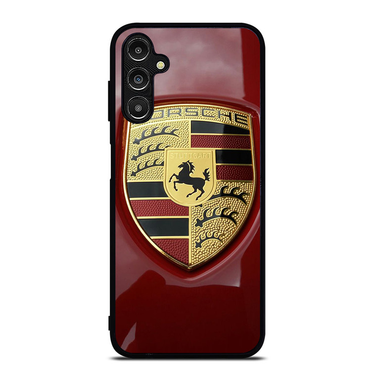 PORSCHE LOGO EMBLEM RED Samsung Galaxy A14 Case Cover