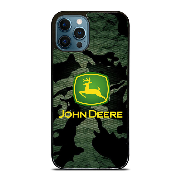 JOHN DEERE TRACTOR LOGO CAMO iPhone 12 Pro Max Case Cover