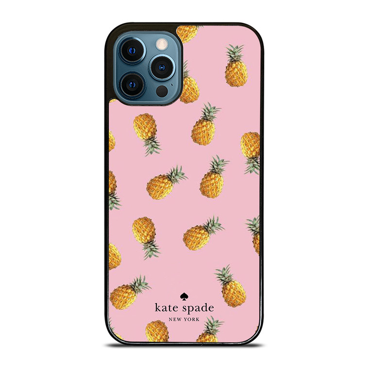 KATE SPADE NEW YORK LOGO PINEAPPLES iPhone 12 Pro Max Case Cover