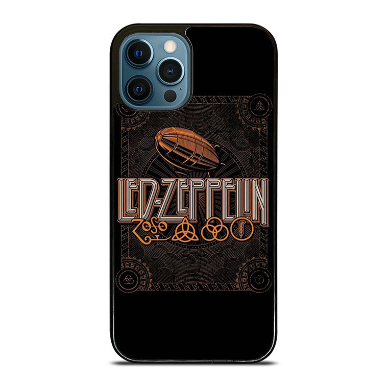 LED ZEPPELIN BAND LOGO MOTHERSHIP ICON ART iPhone 12 Pro Max Case Cover