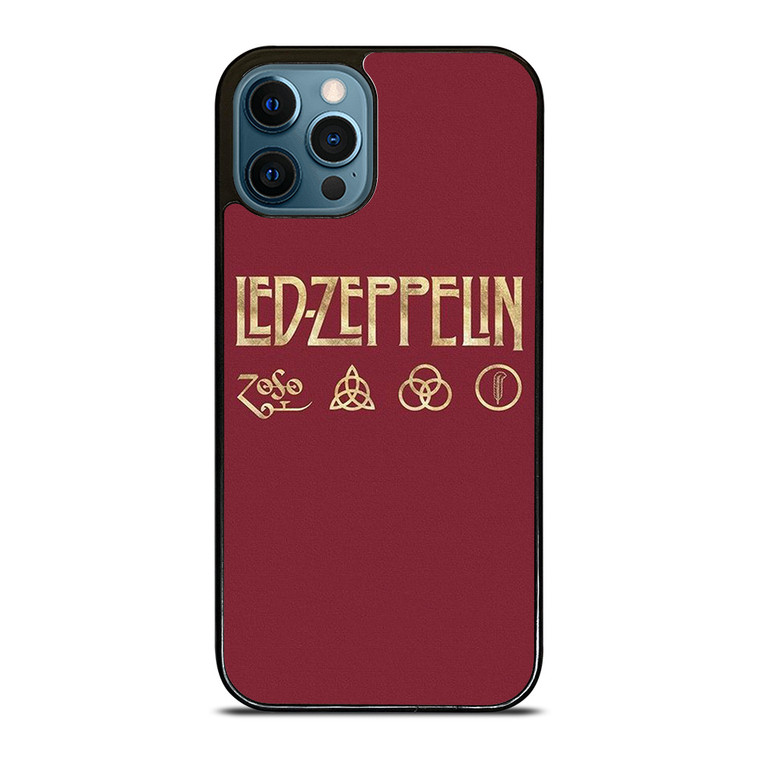 LED ZEPPELIN BAND LOGO iPhone 12 Pro Max Case Cover