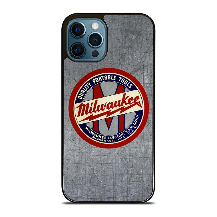 MILWAUKEE PORTABLE TOOL LOGO METAL ICON iPhone 12 Pro Max Case Cover