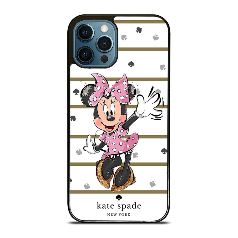 MINNIE MOUSE DISNEY KATE SPADE NEW YORK LOGO iPhone 12 Pro Max Case Cover