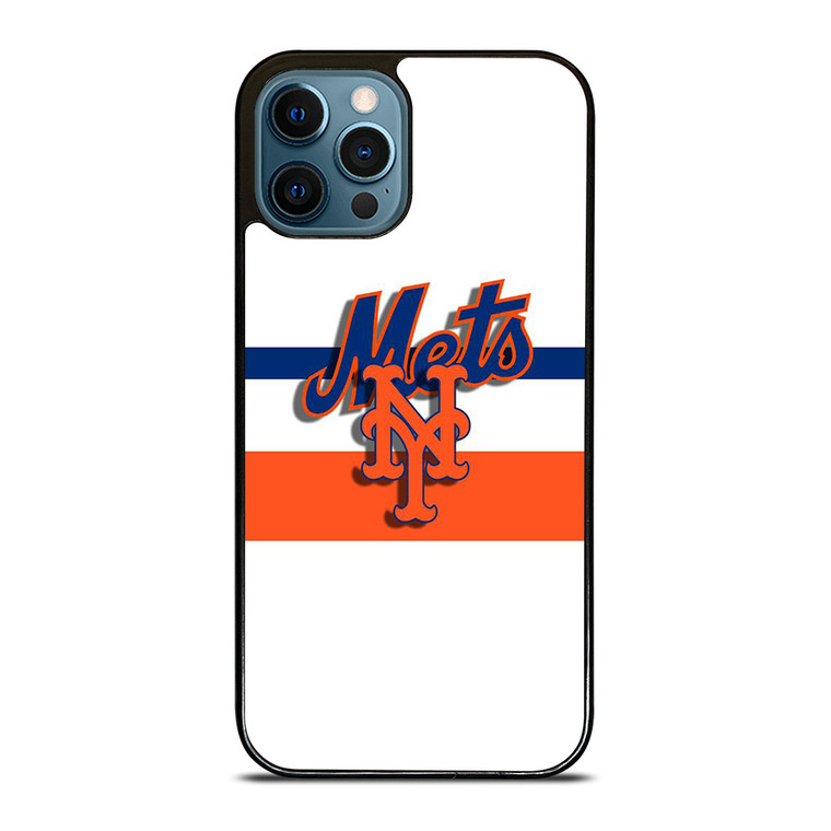 NEW YORK METS LOGO BASEBALL TEAM ICON iPhone 12 Pro Max Case Cover