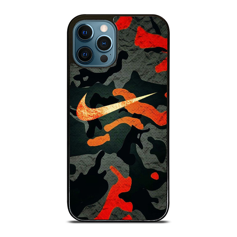 NIKE LOGO COLORFUL CAMO iPhone 12 Pro Max Case Cover