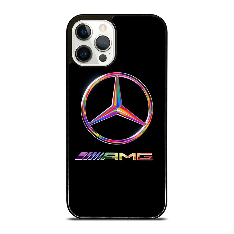 MERCEDEZ BENS LOGO RAINBOW iPhone 12 Pro Case Cover