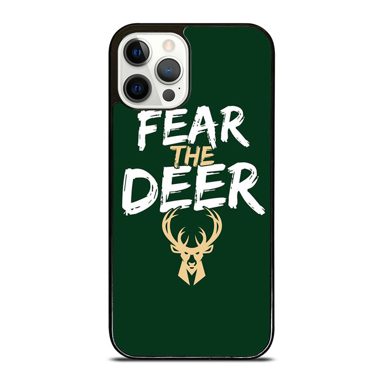 MILWAUKEE BUCKS LOGO BASEBALL FEAR THE DEER iPhone 12 Pro Case Cover